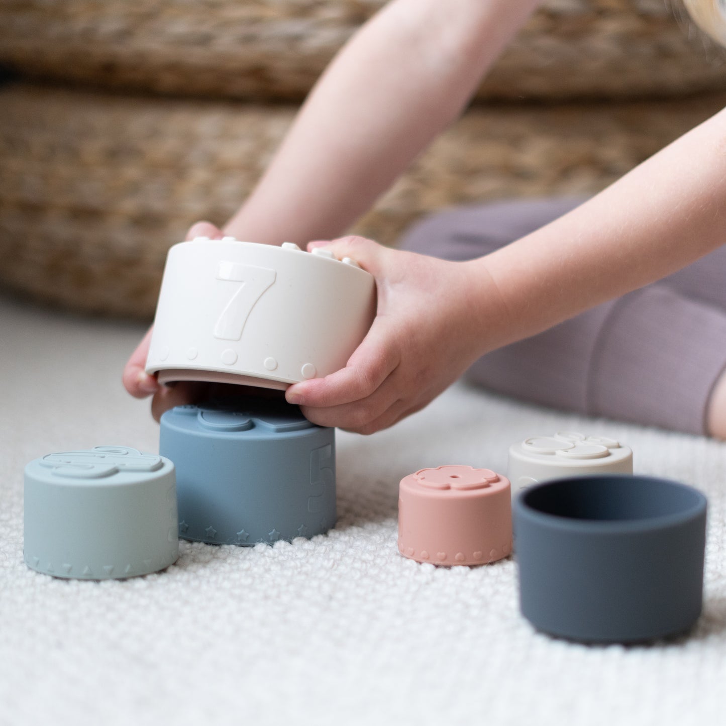 Silicone Stacking Cups